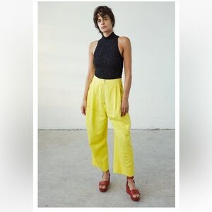 Rachel Comey yellow bandini pant size 4